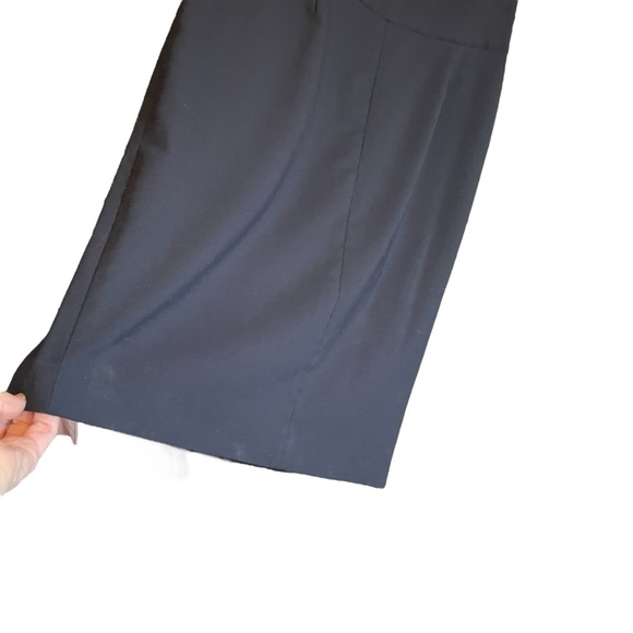 Brooks Brothers navy Fitted/Tailored Dress Lace Inserts-Size 12/More of a 10 - Picture 4 of 13